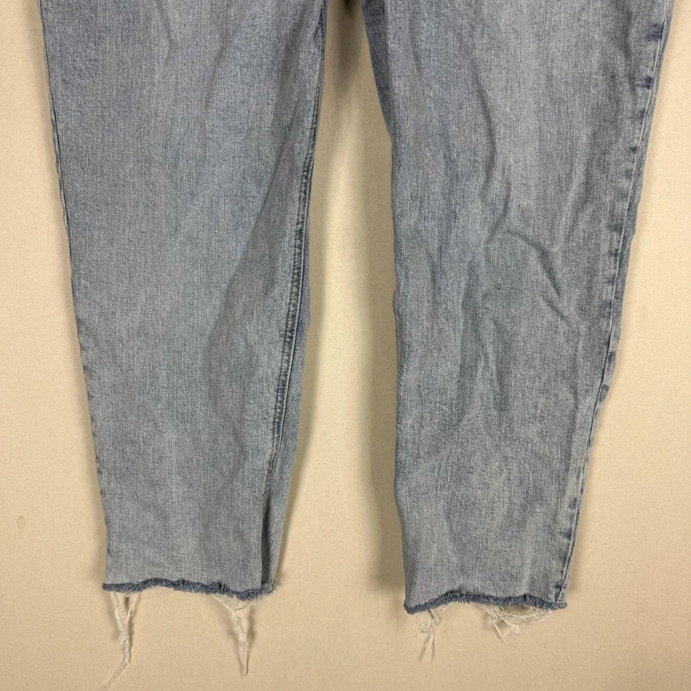 Old Navy Sky-Hi Straight Jeans Womens 16 Blue Light Wash High Rise Stretch Denim